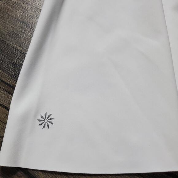 ATHLETA Women Size Medium Ace Tennis Golf White Dress 1/4 Zip Sleeveless NEW - Picture 10 of 14